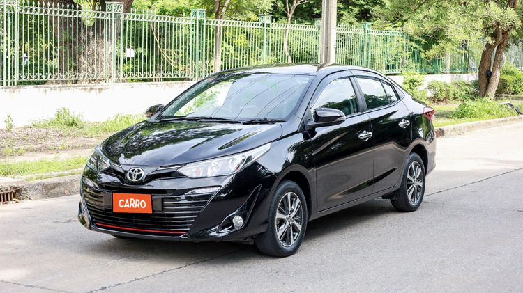 Toyota Yaris ATIV 2019 1.2 S Plus Sedan เบนซิน ไม่ติดแก๊ส เกียร์อัตโนมัติ ดำ รูปที่ 3