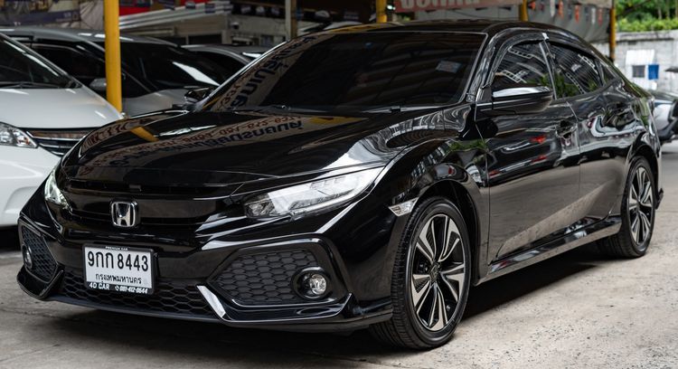 Honda Civic 2019 1.5 Turbo Sedan เบนซิน ไม่ติดแก๊ส เกียร์อัตโนมัติ ดำ รูปที่ 2