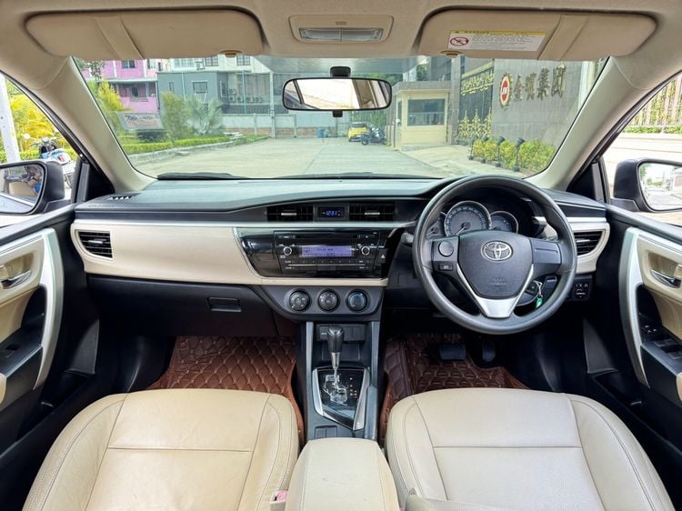 Toyota Altis 2015 1.8 E Sedan เบนซิน ไม่ติดแก๊ส เกียร์อัตโนมัติ น้ำตาล รูปที่ 4