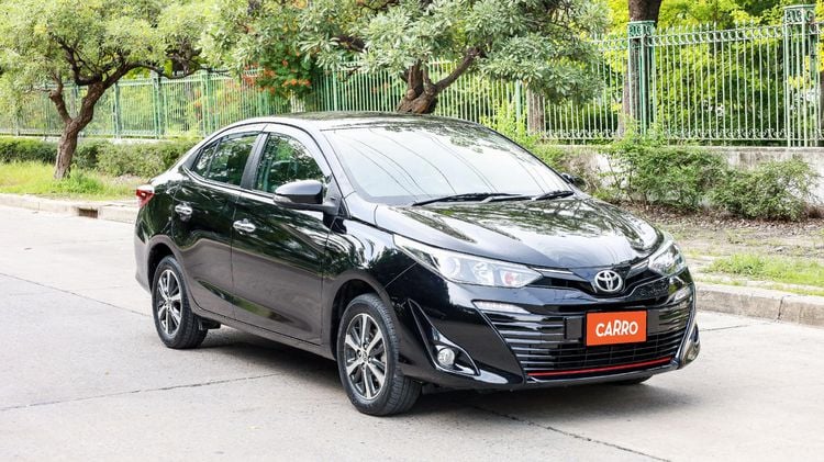 Toyota Yaris ATIV 2019 1.2 S Plus Sedan เบนซิน ไม่ติดแก๊ส เกียร์อัตโนมัติ ดำ รูปที่ 1