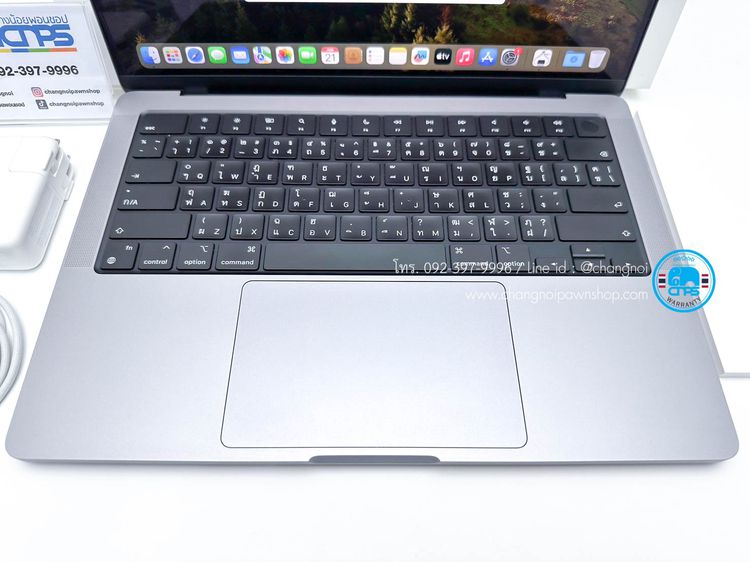 MacBook Pro 14 M1 Pro 8CCPU 14CGPU 16GB 512GB Space Gray (C2406001) รูปที่ 5