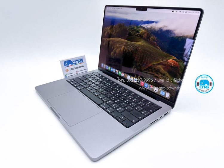 MacBook Pro 14 M1 Pro 8CCPU 14CGPU 16GB 512GB Space Gray (C2406001) รูปที่ 8