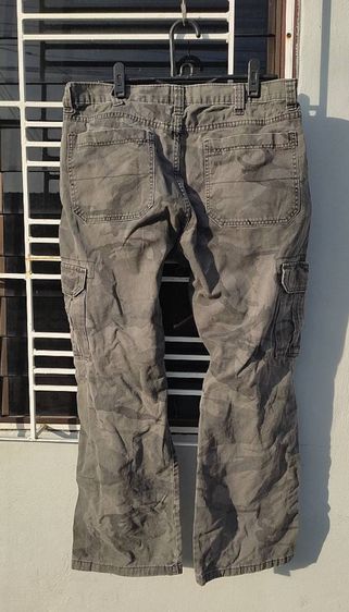 154.กางเกง 6 กระเป๋า แบรนด์ RRANGLER โทนสีดำ-เทา เอว 36 MAED IN BANGLADESH สภาพดี รูปที่ 2