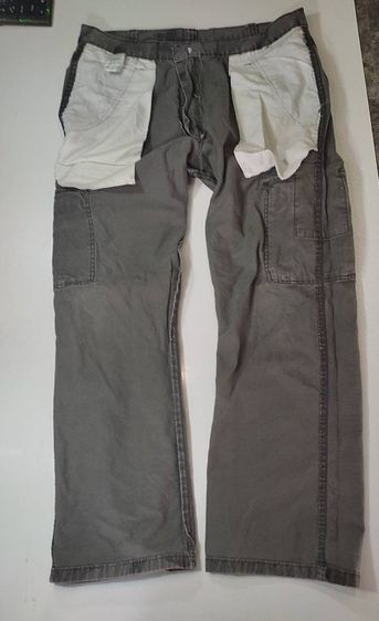 154.กางเกง 6 กระเป๋า แบรนด์ RRANGLER โทนสีดำ-เทา เอว 36 MAED IN BANGLADESH สภาพดี รูปที่ 5