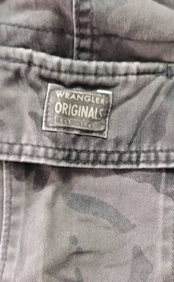 154.กางเกง 6 กระเป๋า แบรนด์ RRANGLER โทนสีดำ-เทา เอว 36 MAED IN BANGLADESH สภาพดี รูปที่ 8