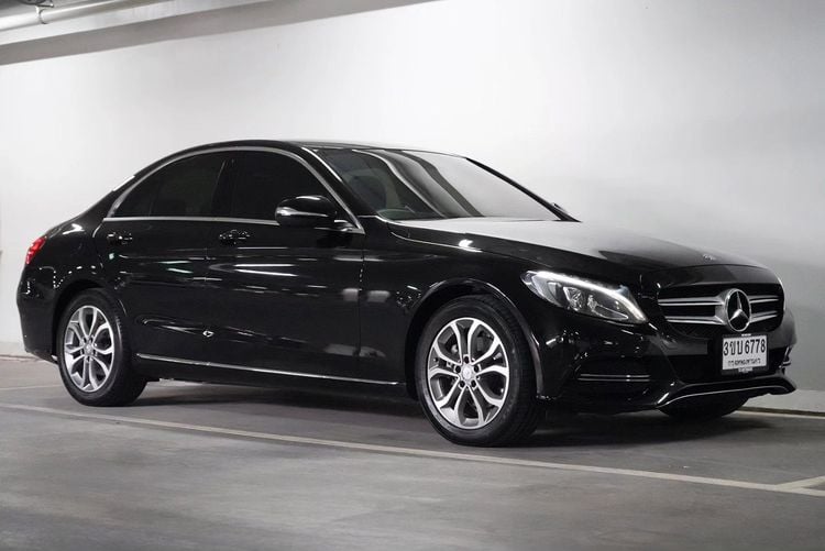 Mercedes-Benz C-Class 2015 C200 Sedan เบนซิน ไม่ติดแก๊ส เกียร์อัตโนมัติ ดำ รูปที่ 1