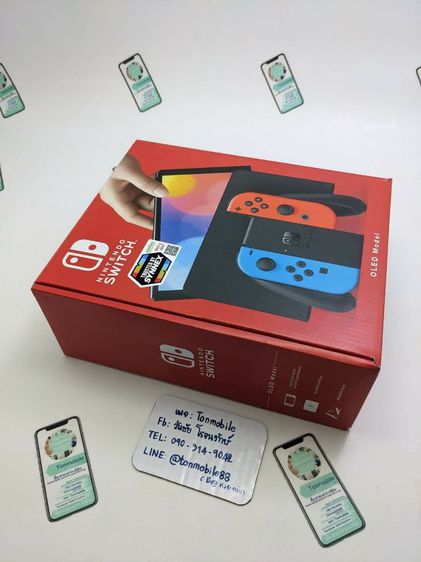 ขาย เทิร์น Nintendo Switch OLED ศูนย์ไทย ของใหม่มือ 1 แกะซีลเช็คเครื่อง ประกันเดินแล้ว อุปกรณ์ครบยกกล่อง เพียง 8,590 บาท ครับ รูปที่ 2