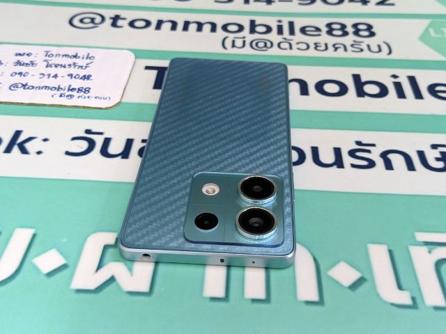 ขาย  เทิร์น Redmi Note 13 5G Ram 8 Rom 256 ศูนย์ไทย สภาพสวย อุปกรณ์ครบยกกล่อง ประกันยาว เพียง 5,590 บาท ครับ รูปที่ 6