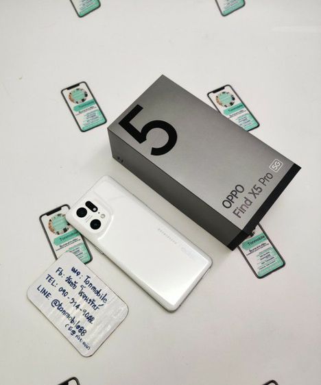 ขาย เทิร์น Oppo Find X5 Pro White ศูนย์ไทย สภาพสวย อุปกรณ์ครบยกกล่อง เพียง 10,990 บาท เท่านั้น ครับ  รูปที่ 2