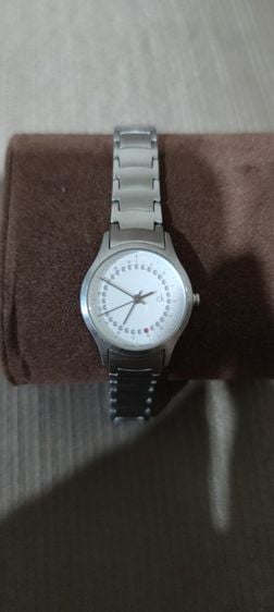 อื่นๆ เงิน นาฬิกามือสอง Calvin Klein ทรงเลดี้ Swiss Made