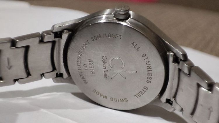 นาฬิกามือสอง Calvin Klein ทรงเลดี้ Swiss Made รูปที่ 3