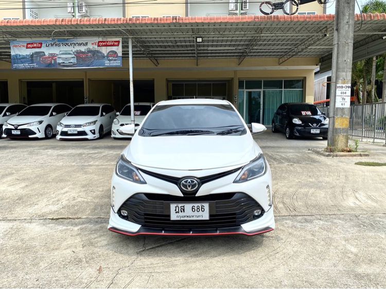 Toyota Vios 2019 1.5 High Sedan เบนซิน ไม่ติดแก๊ส เกียร์อัตโนมัติ ขาว รูปที่ 2