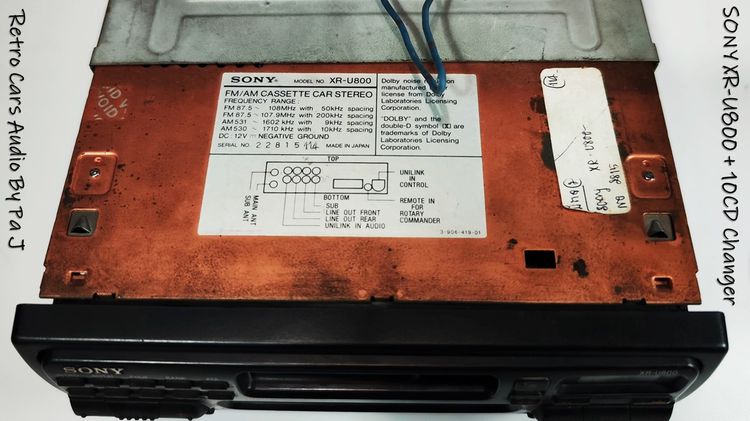 วิทยุ SONY XR-U800 รูปที่ 5