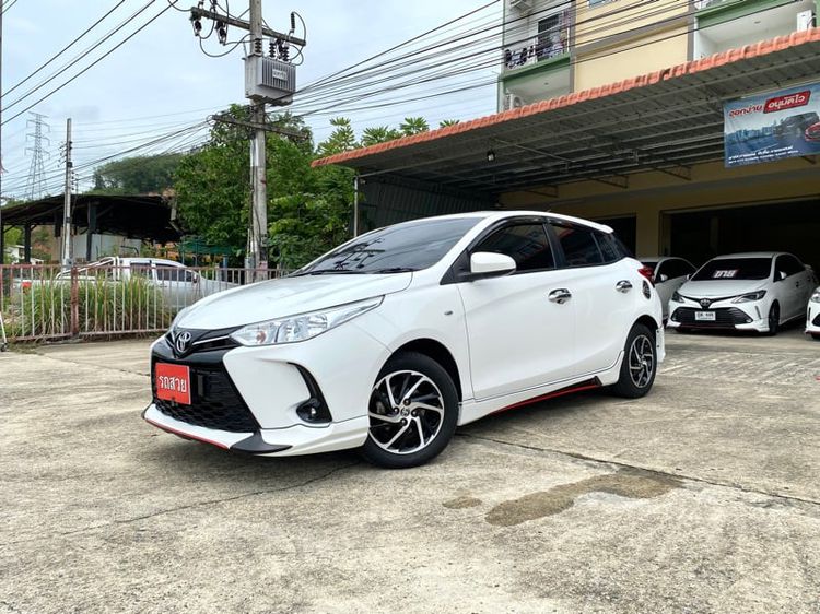 Toyota Yaris 2021 1.2 Sport Sedan เบนซิน ไม่ติดแก๊ส เกียร์อัตโนมัติ ขาว