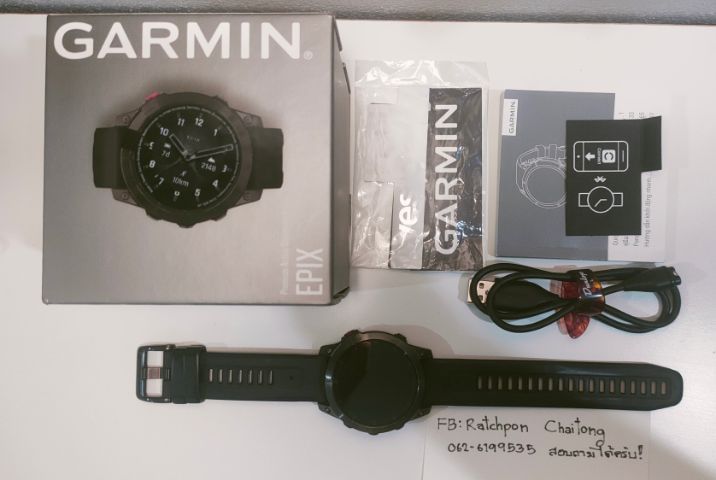 นาฬิกา Garmin Epix Gen2 Titanium สภาพสวยๆ ไม่มีตำหนิ อุปกรณ์ครบ รูปที่ 4