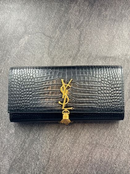 YSL Croc cluth like new  รูปที่ 1