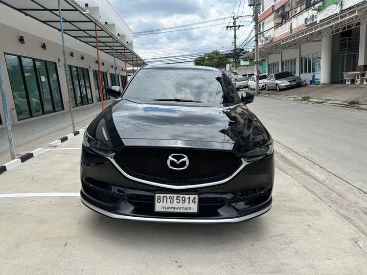 Mazda CX-5 2018 2.2 XD Utility-car ดีเซล ไม่ติดแก๊ส เกียร์อัตโนมัติ ดำ