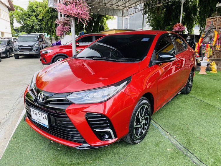 Toyota Yaris ATIV 2022 1.2 Sport Sedan เบนซิน ไม่ติดแก๊ส เกียร์อัตโนมัติ แดง รูปที่ 1