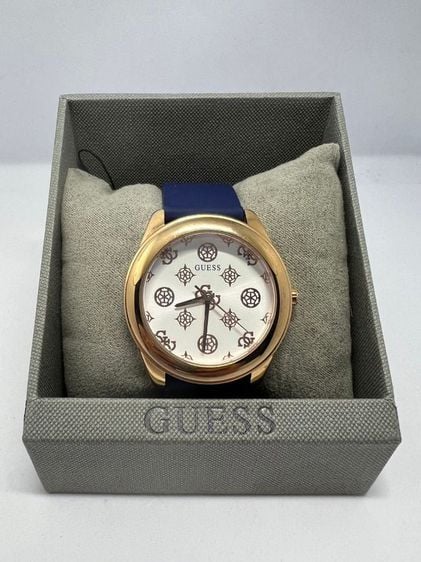 โรสโกลด์ นาฬิกา​ข้อมือผู้หญิง Guess สีน้ำเงิน​ รุ่น GW0107L4