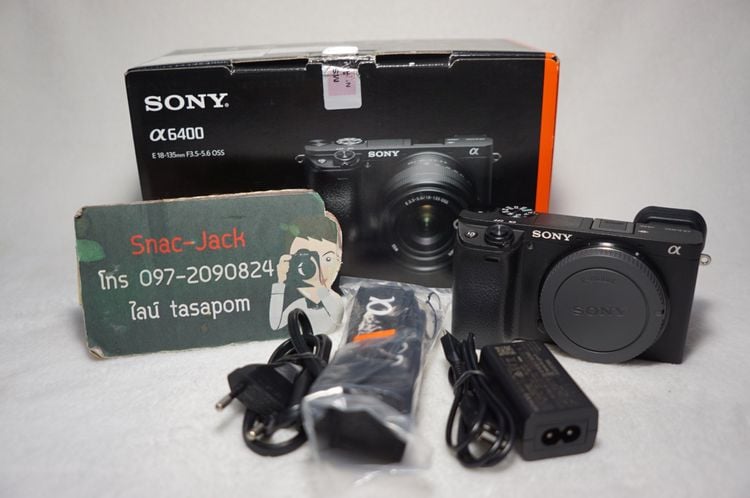 กล้องมิลเลอร์เลส ไม่กันน้ำ Sony A6400 Body สภาพสวย ครบกล่อง