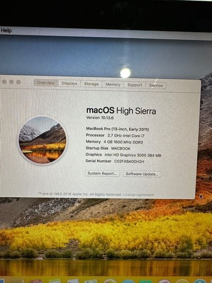 MacBook Pro 13-inch 2011 รูปที่ 6