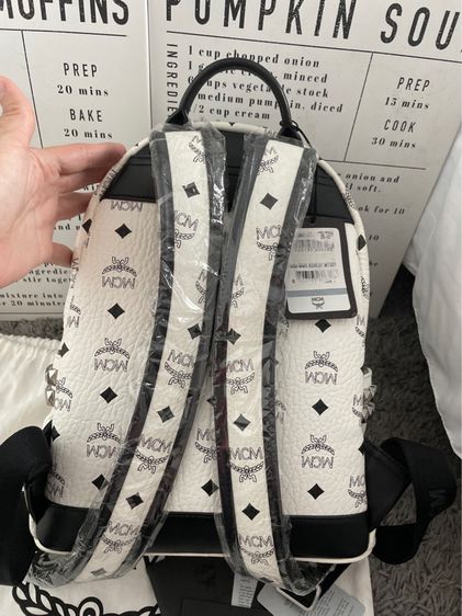 MCM backpack small ของใหม่ ป้าย 26000 ออกช็อป ขายถูกกว่าช็อป ป้ายห้อย  รูปที่ 6