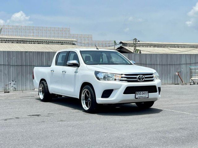 Toyota Hilux Revo 2016 2.4 E Pickup ดีเซล ไม่ติดแก๊ส เกียร์ธรรมดา ขาว รูปที่ 1