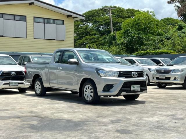 Toyota Hilux Revo 2019 2.4 J Plus Pickup ดีเซล ไม่ติดแก๊ส เกียร์ธรรมดา เทา รูปที่ 2