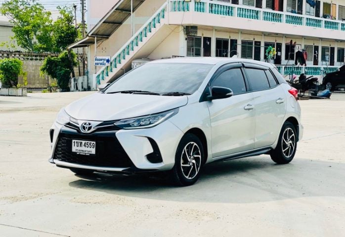 Toyota Yaris 2020 1.2 Mid Sedan เบนซิน ไม่ติดแก๊ส เกียร์อัตโนมัติ เทา รูปที่ 2