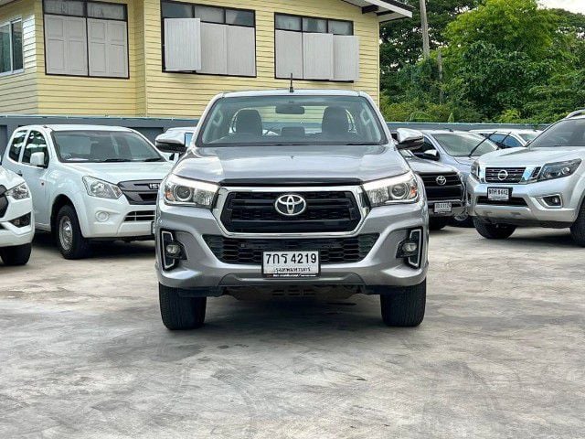 Toyota Hilux Revo 2018 2.8 G 4WD Pickup ดีเซล ไม่ติดแก๊ส เกียร์อัตโนมัติ เทา รูปที่ 2