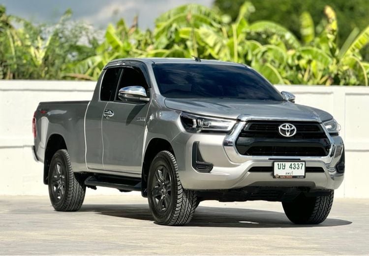 Toyota Hilux Revo 2022 2.4 Entry Pickup ดีเซล ไม่ติดแก๊ส เกียร์ธรรมดา เทา