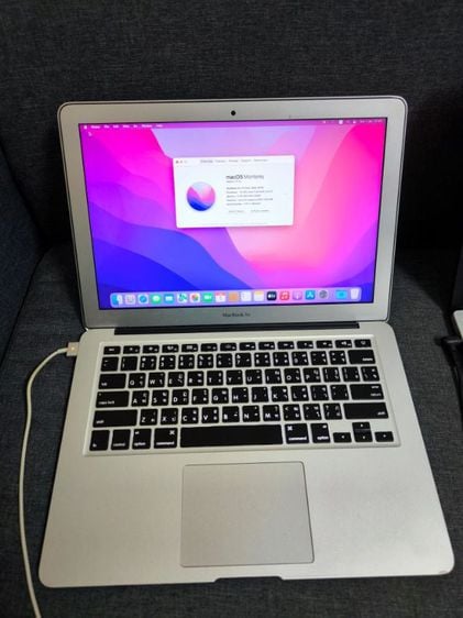 MacBook Air 13.3นิ้ว
ใช้งานปกติ บางเบา
สเปค Core i5    แรม 8GB  SSD 256GB
ตำหนิ แบตไม่เก็บไฟครับ 
มีตัวเครื่องอะแดปเตอร์

5500
นัดรับ ท่าพระ รูปที่ 1