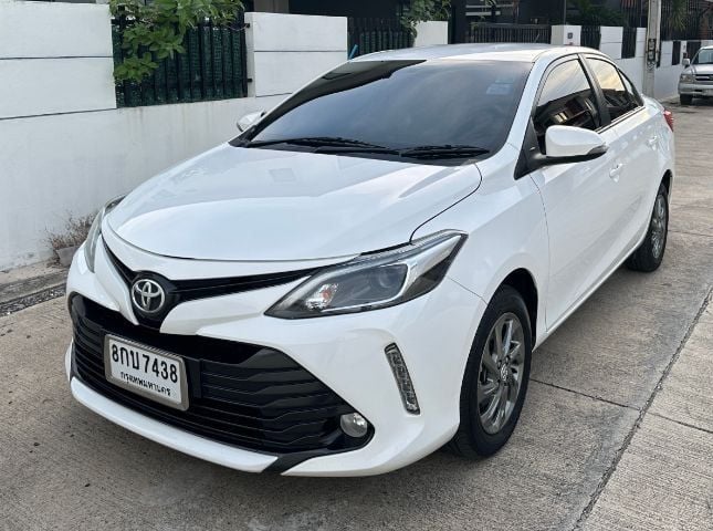 Toyota Vios 2019 1.5 Mid เบนซิน เกียร์อัตโนมัติ ขาว