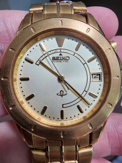 นาฬิกา SEIKO  เดิมๆ เก่าเก็บ สวย รุ่นเก่า หายาก เรือนสีทอง พร้อมส่งให้เลยคะพี่ๆ  รูปที่ 16