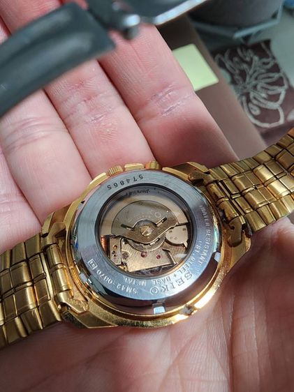 นาฬิกา SEIKO  เดิมๆ เก่าเก็บ สวย รุ่นเก่า หายาก เรือนสีทอง พร้อมส่งให้เลยคะพี่ๆ  รูปที่ 9