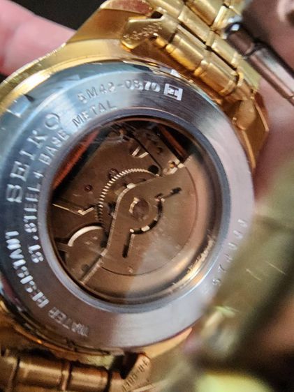 นาฬิกา SEIKO  เดิมๆ เก่าเก็บ สวย รุ่นเก่า หายาก เรือนสีทอง พร้อมส่งให้เลยคะพี่ๆ  รูปที่ 14