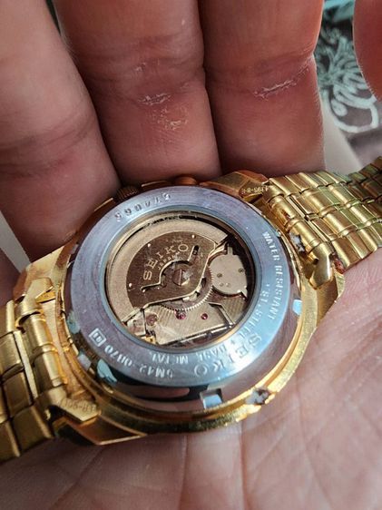 นาฬิกา SEIKO  เดิมๆ เก่าเก็บ สวย รุ่นเก่า หายาก เรือนสีทอง พร้อมส่งให้เลยคะพี่ๆ  รูปที่ 7