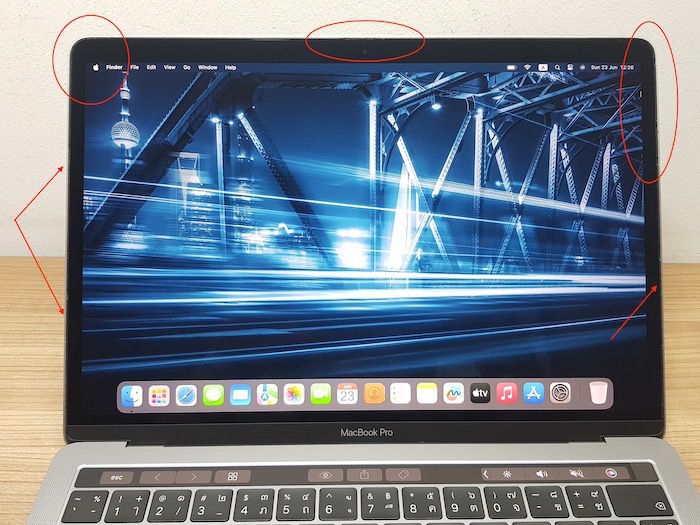 MacbookPro (Retina13-inch ,2019) Quad-Core i5 2.4Ghz SSD 256Gb Ram 8Gb Touchbar สีสเปซเกรย์ น่าใช้ รูปที่ 8