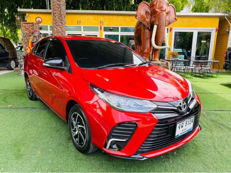 Toyota Yaris ATIV 2022 1.2 Sport Sedan เบนซิน ไม่ติดแก๊ส เกียร์อัตโนมัติ แดง รูปที่ 3