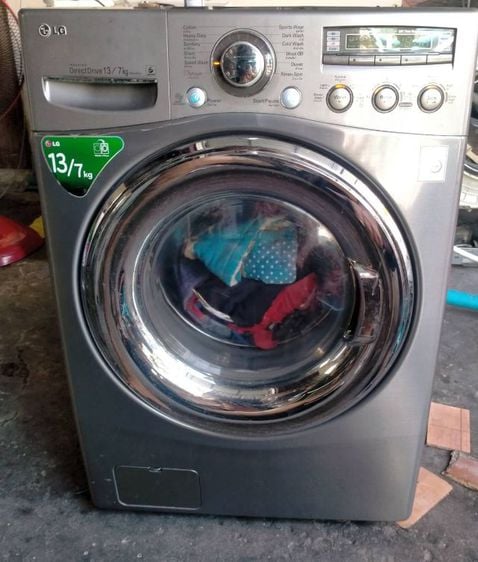เครื่องซักผ้าฝาหน้า LG13อบ7