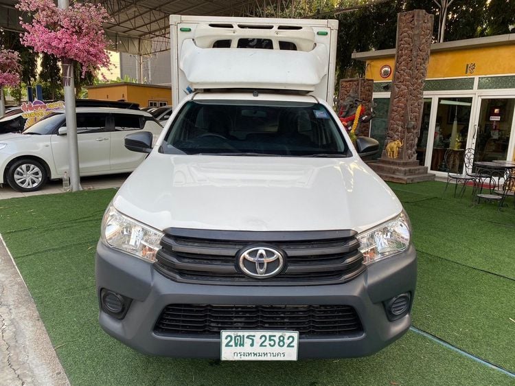 Toyota Hilux Revo 2019 2.4 J Plus Pickup ดีเซล ไม่ติดแก๊ส เกียร์ธรรมดา ขาว