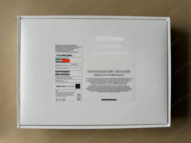 Macbook Air 13" M2 512gb แบต 100 รอบชาร์จ 6 รอบ (Space gray) รูปที่ 7