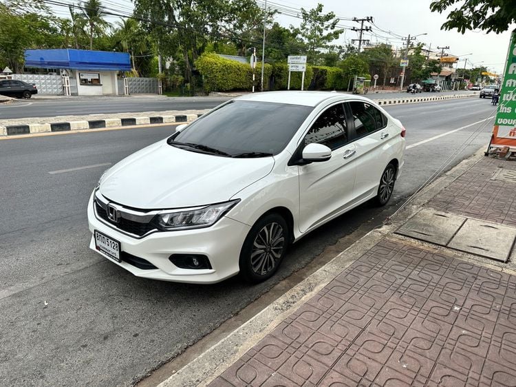 Honda City 2019 1.5 Sv Plus i-VTEC Sedan เบนซิน ไม่ติดแก๊ส เกียร์อัตโนมัติ ขาว