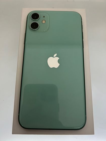 128 GB ขาย iPhone 11 128gb สีเขียว ศูนย์ไทย จอแท้ แบตแท้ สภาพสวย สแกนใบหน้าได้ รีเซ็ตได้ ไม่ติดไอคราว อุปกรณ์ครบ พร้อมใช้งาน