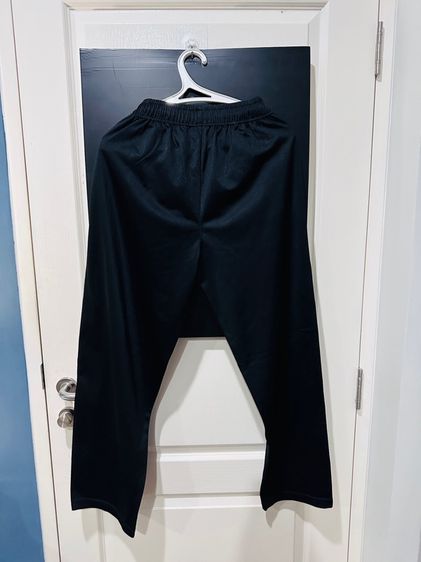 ชุดเสื้อ-กางเกงวอร์มสีดำแถบขาว แบรนด์ Spalding  รูปที่ 12