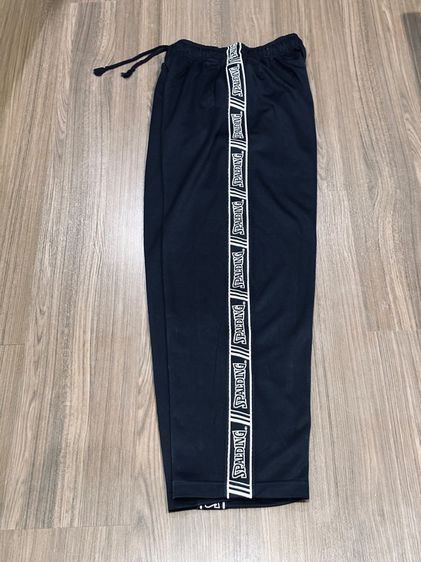 ชุดเสื้อ-กางเกงวอร์มสีดำแถบขาว แบรนด์ Spalding  รูปที่ 14