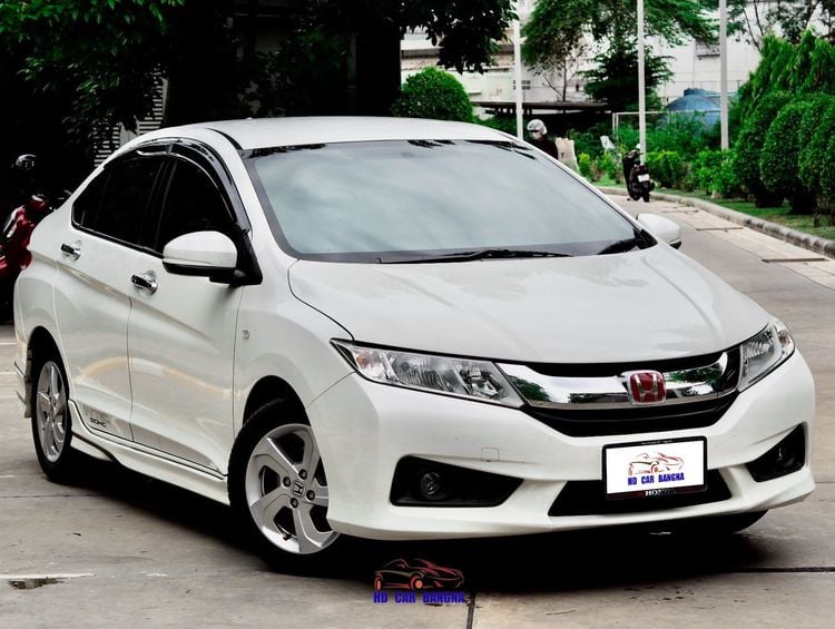 Honda City 2016 1.5 V Sedan เบนซิน ไม่ติดแก๊ส เกียร์อัตโนมัติ ขาว