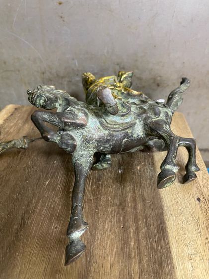 เทพกวนอู ขี่ม้าทองเหลืองสะสมA2 รูปที่ 6