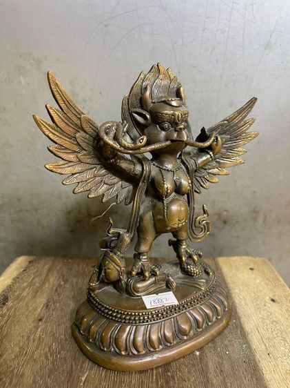 ครุฑ ยุดนาคธิเบต ทองเหลืองสะสมA2 รูปที่ 5