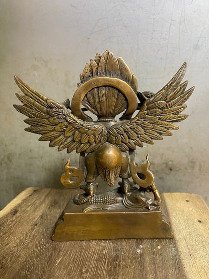 ครุฑ ยุดนาคธิเบต ทองเหลืองสะสมA2 รูปที่ 6